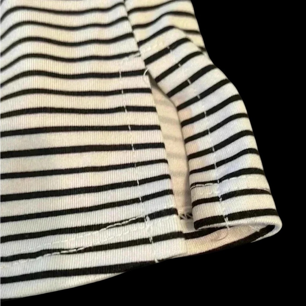 White Sport Skort With Black Stripes Size L - Picture 7 of 7